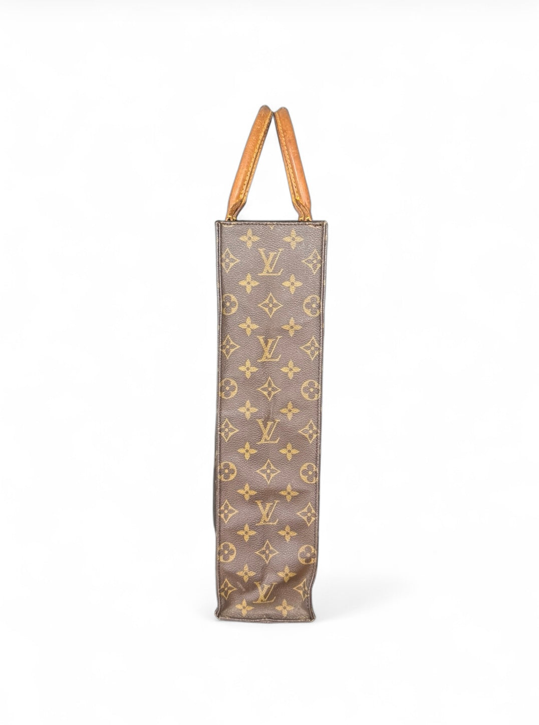 Louis Vuitton Sac Plat Handtasche Tote Bag Shopper Monogram Braun