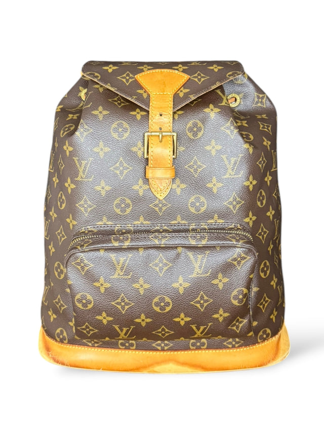 Louis Vuitton Montsouris GM Rucksack Tasche Monogram Braun