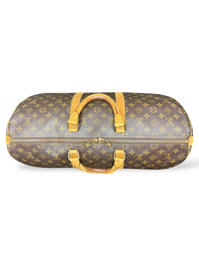 Louis Vuitton Keepall 50 Reisetasche Weekender Tasche Monogram Braun
