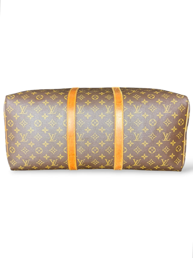Louis Vuitton Keepall 50 Reisetasche Weekender Tasche Monogram Braun