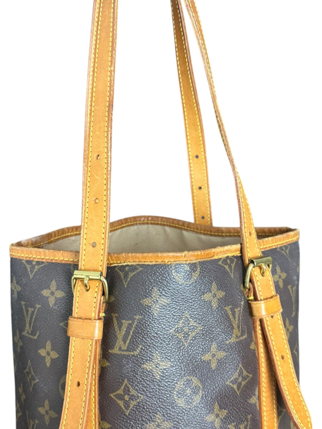 Louis Vuitton Bucket GM Handtasche Shopper Monogram Braun