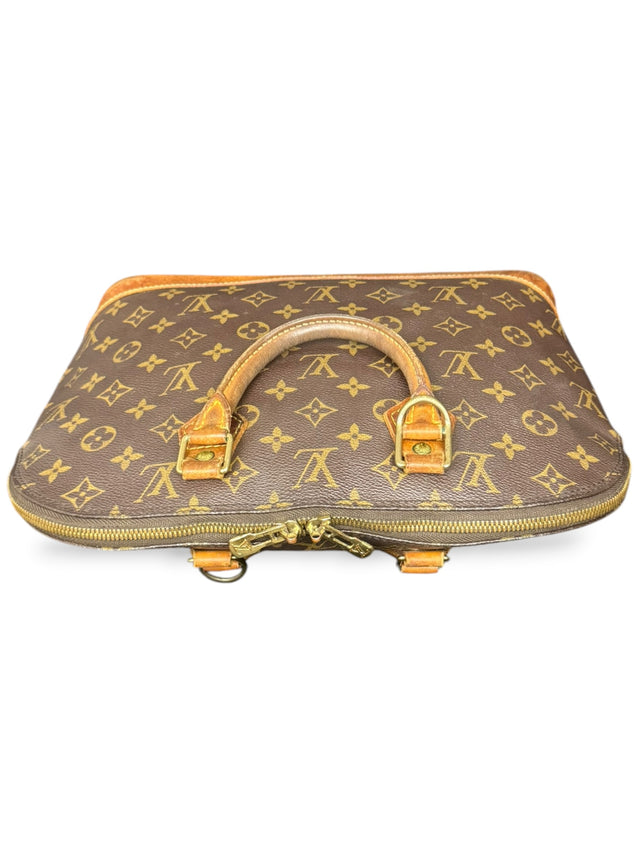Louis Vuitton Alma Handtasche Tasche Monogram Braun