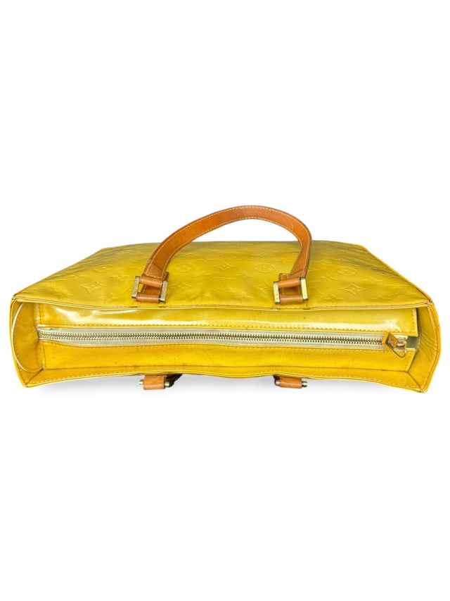 Louis Vuitton Columbus Handtasche Vernis Monogram Gelb
