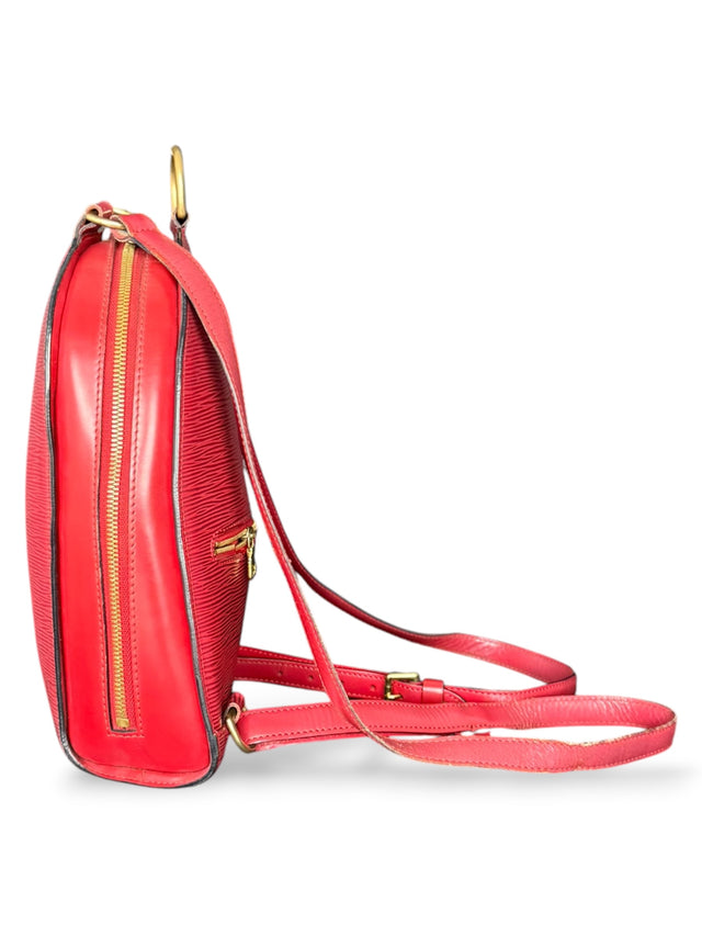 Louis Vuitton Mabillon Rucksack Tasche Epi Leder Rot