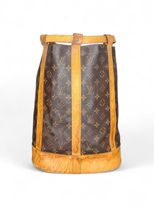 Louis Vuitton Randonnee PM Rucksack Tasche Monogram Braun