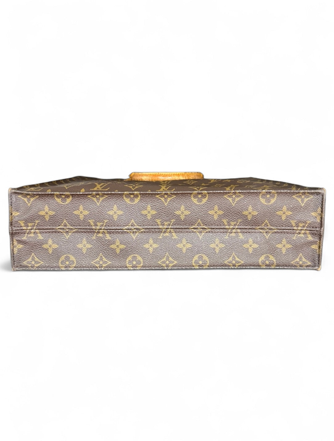 Louis Vuitton Sac Plat Handtasche Tote Bag Shopper Monogram Braun
