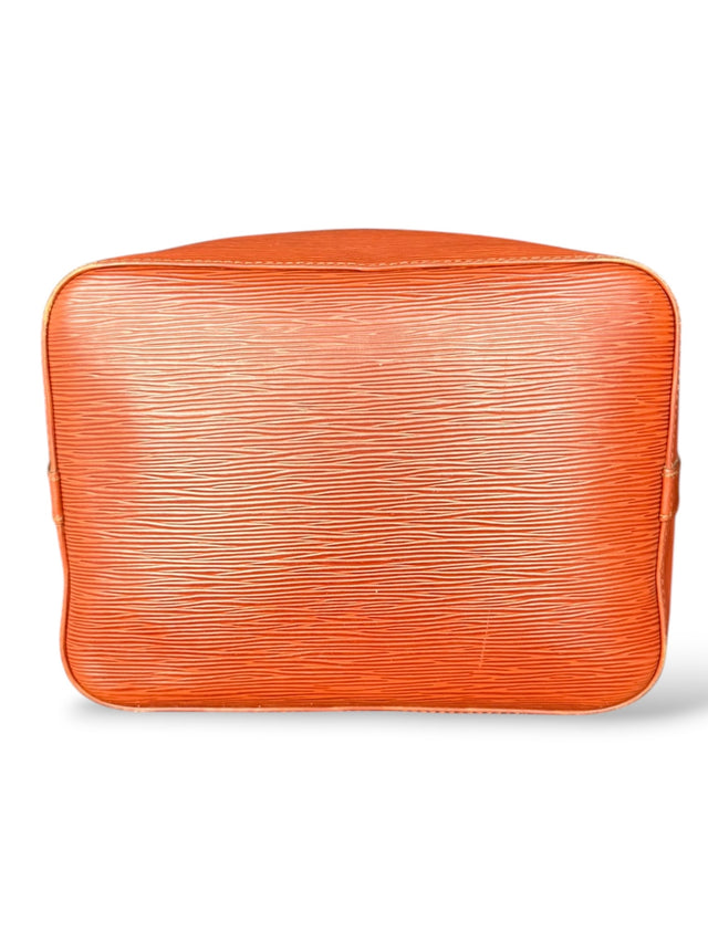 Louis Vuitton Sac Noe Petit Handtasche Epi Leder Braun Orange