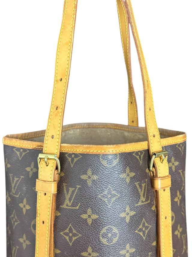 Louis Vuitton Bucket GM Handtasche Shopper Monogram Braun