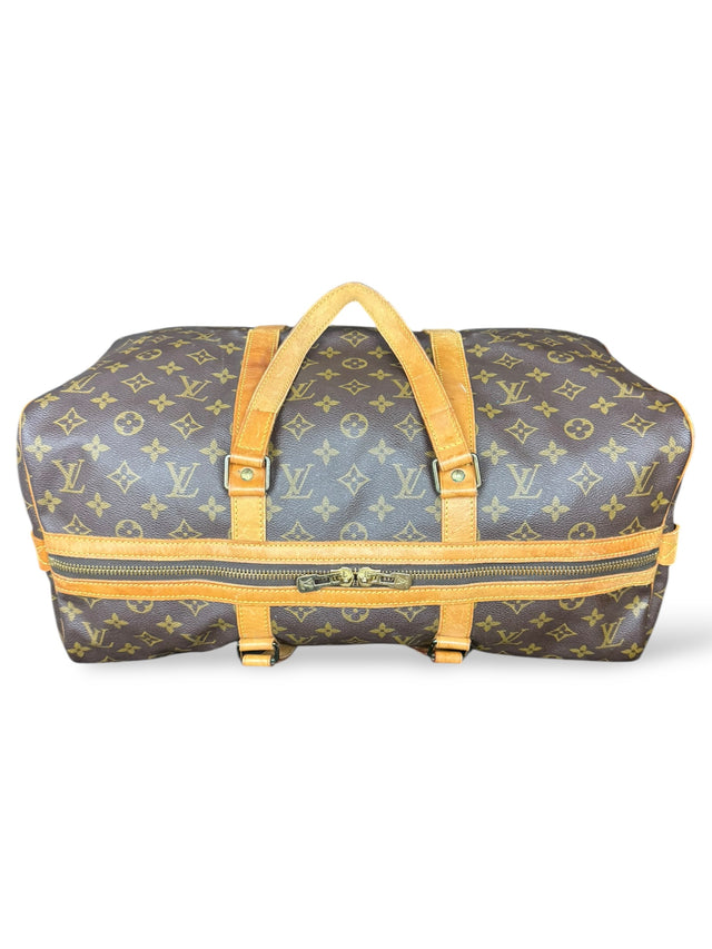 Louis Vuitton Sac Souple 45 Reisetasche Weekender Keepall Monogram Braun