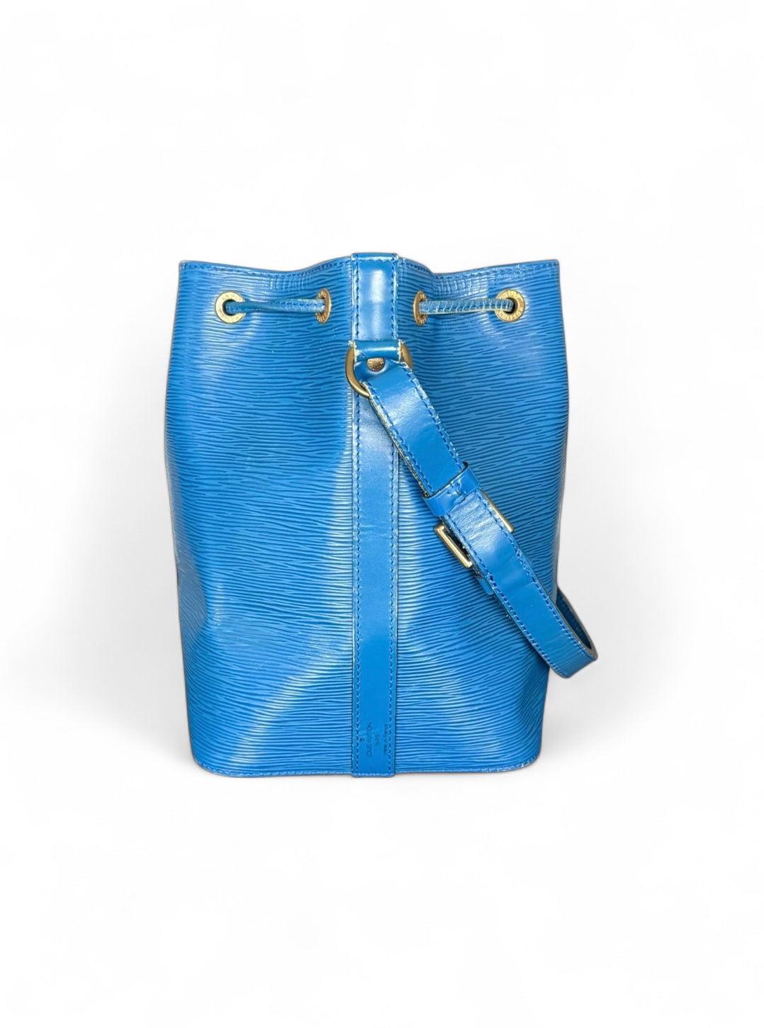 Louis Vuitton Sac Noe Petit Handtasche Epi Leder Blau