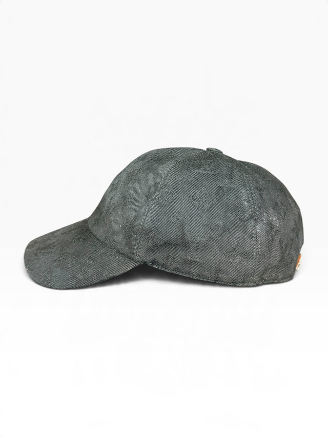 Louis Vuitton Cap Mütze Denim Schwarz