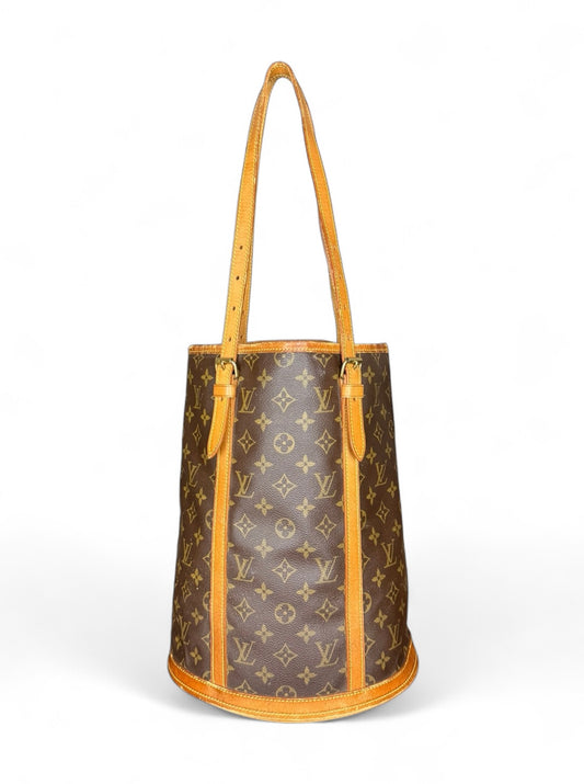 Louis Vuitton Bucket GM Handtasche Shopper Monogram Braun
