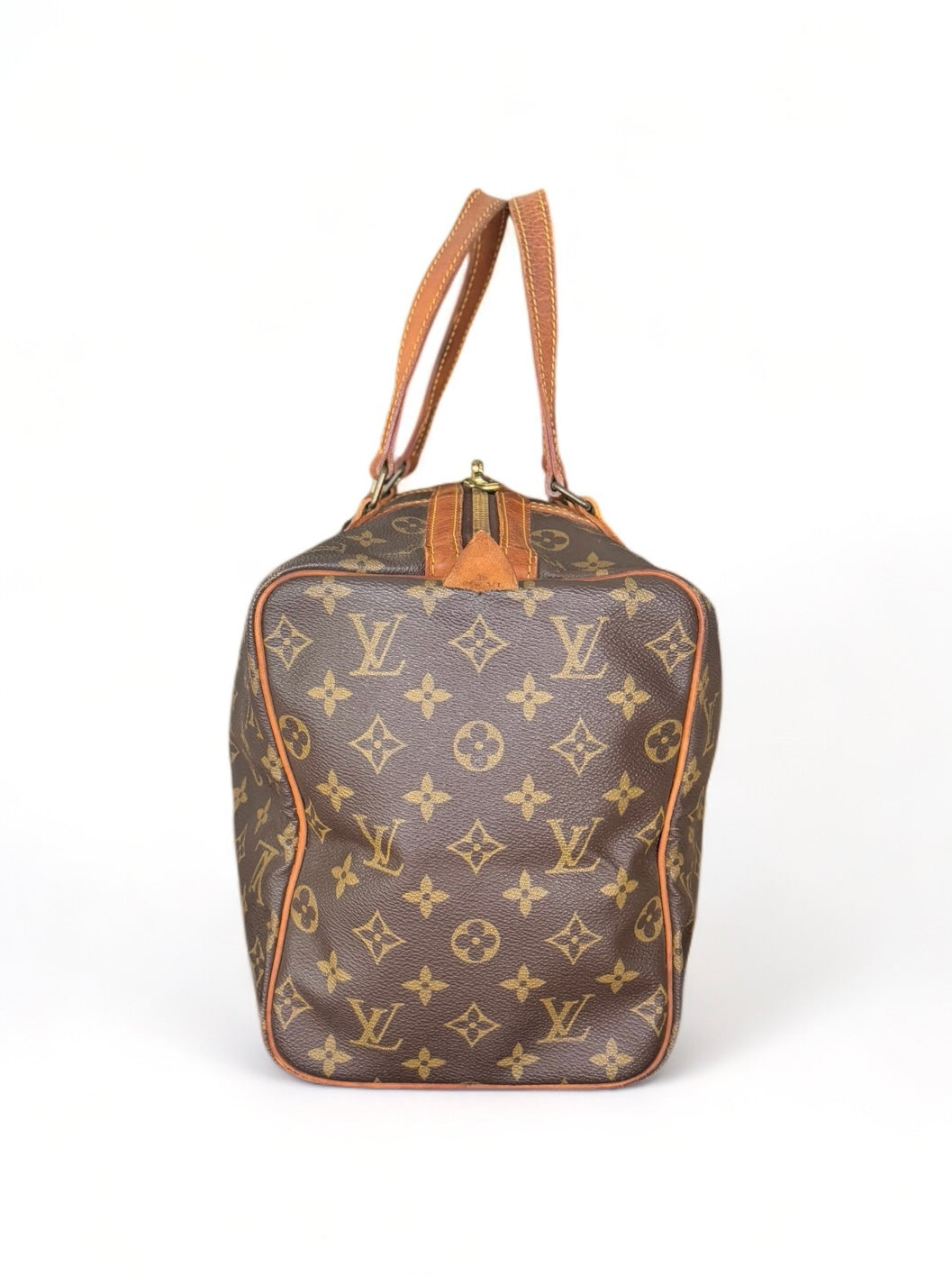 Louis Vuitton Sac Souple 35 Reisetasche Weekender Keepall Monogram Braun