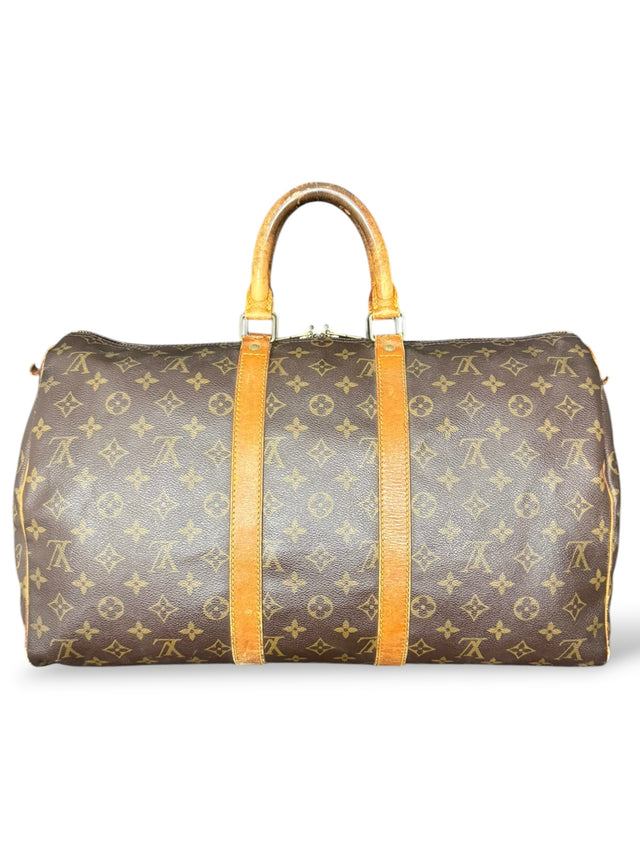 Louis Vuitton Keepall 45 Reisetasche Weekender Tasche Monogram Braun