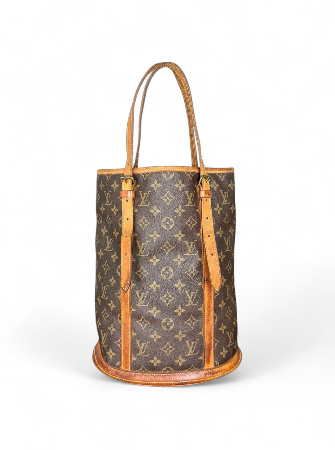 Louis Vuitton Bucket GM Handtasche Shopper Monogram Braun