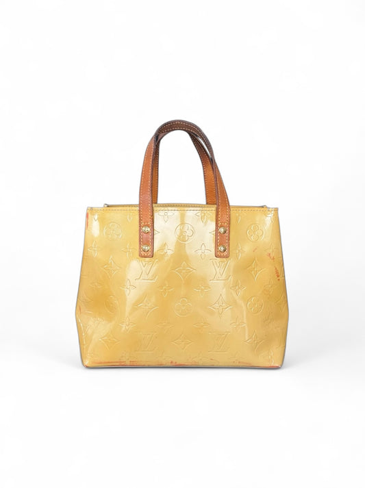 Louis Vuitton Reade PM Handtasche Vernis Monogram Gelb