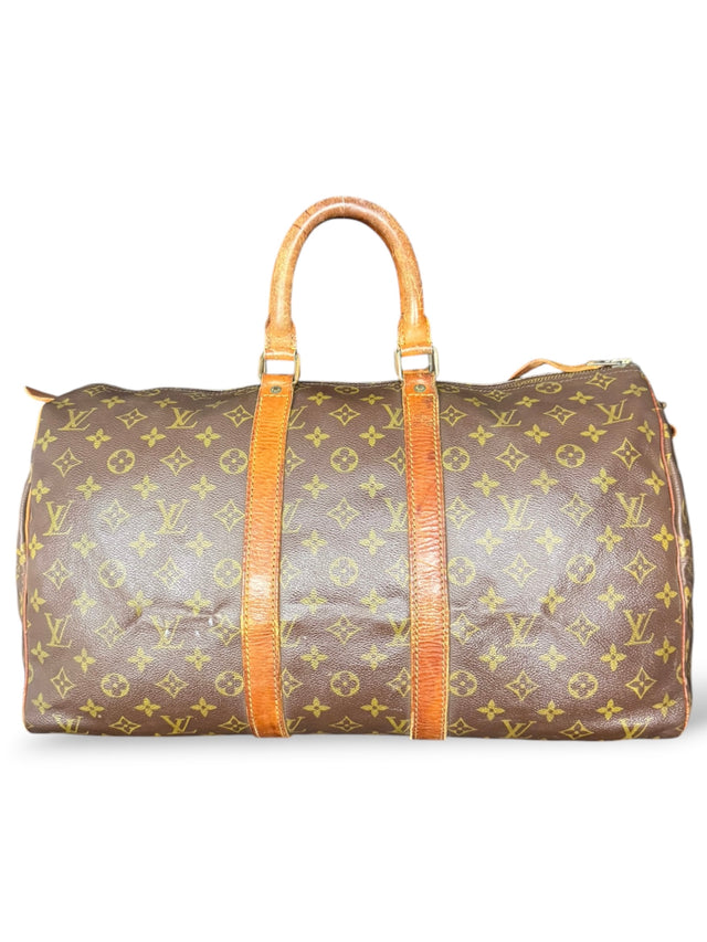 Louis Vuitton Keepall 45 Reisetasche Weekender Tasche Monogram Braun