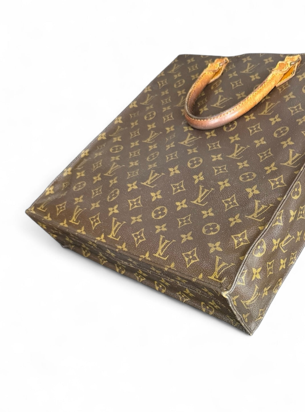 Louis Vuitton Sac Plat Handtasche Tote Bag Shopper Monogram Braun
