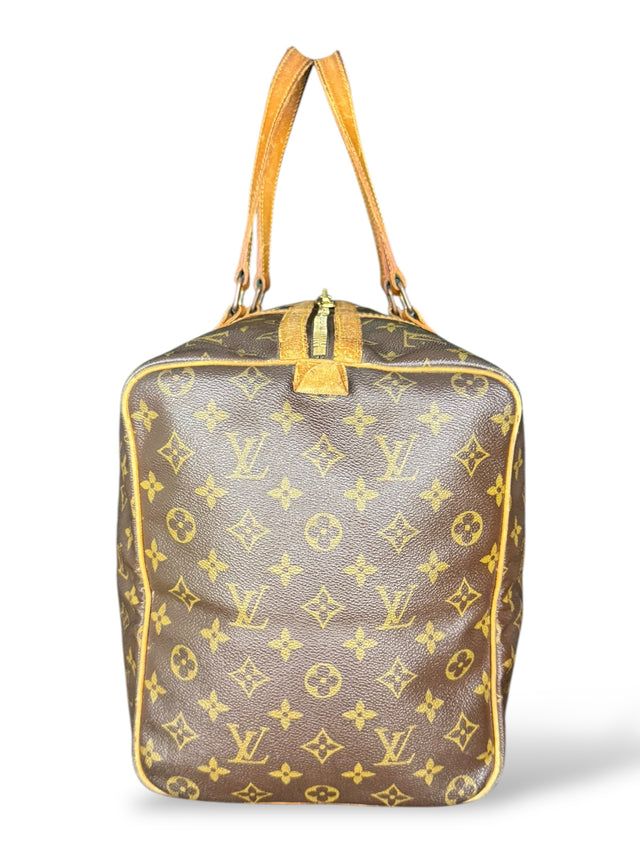Louis Vuitton Sac Souple 45 Reisetasche Weekender Keepall Monogram Braun