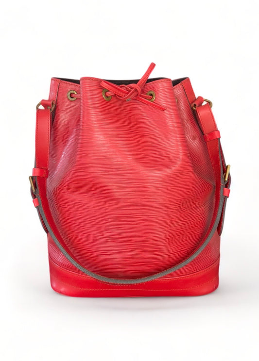 Louis Vuitton Sac Noe Grande Handtasche Epi Leder Rot