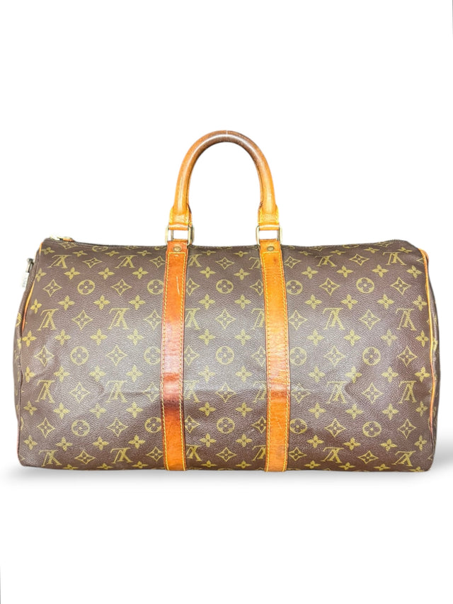 Louis Vuitton Keepall 45 Reisetasche Weekender Tasche Monogram Braun
