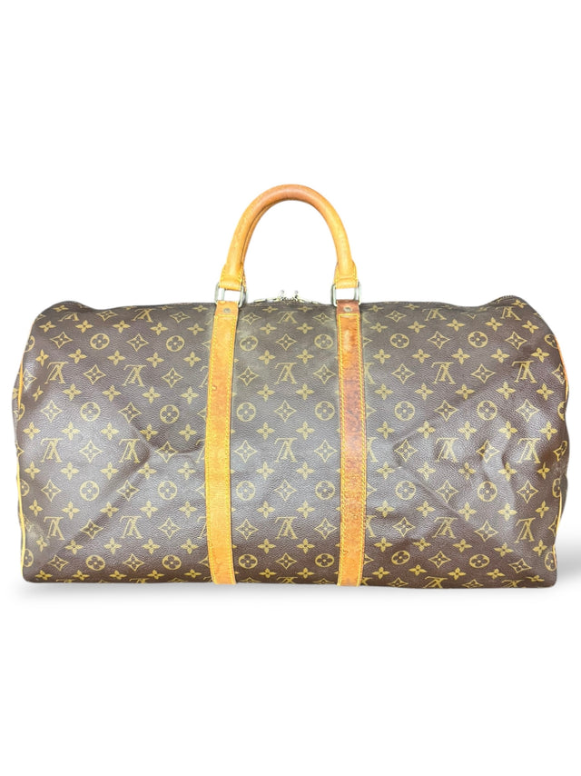Louis Vuitton Keepall 55 Reisetasche Weekender Tasche Monogram Braun