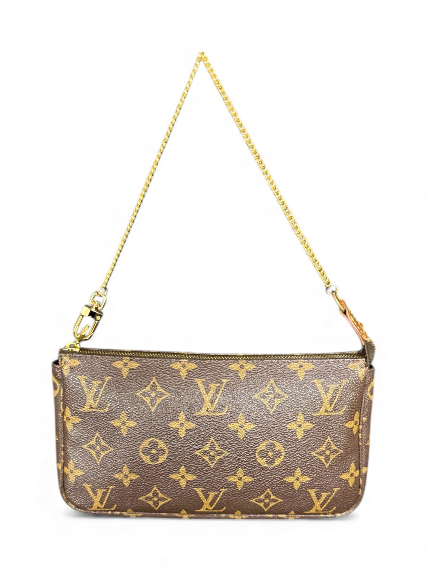 Louis Vuitton Pochette Accessoires Handtasche Monogram Braun