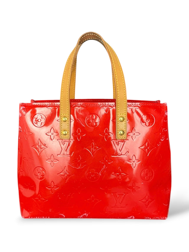 Louis Vuitton Reade PM Handtasche Vernis Monogram Rot