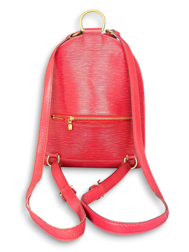 Louis Vuitton Mabillon Rucksack Tasche Epi Leder Rot