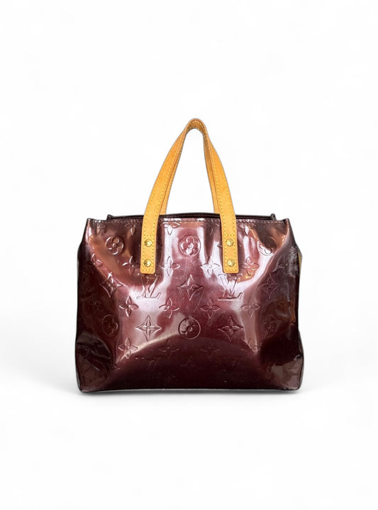 Louis Vuitton Reade PM Handtasche Vernis Monogram Lila