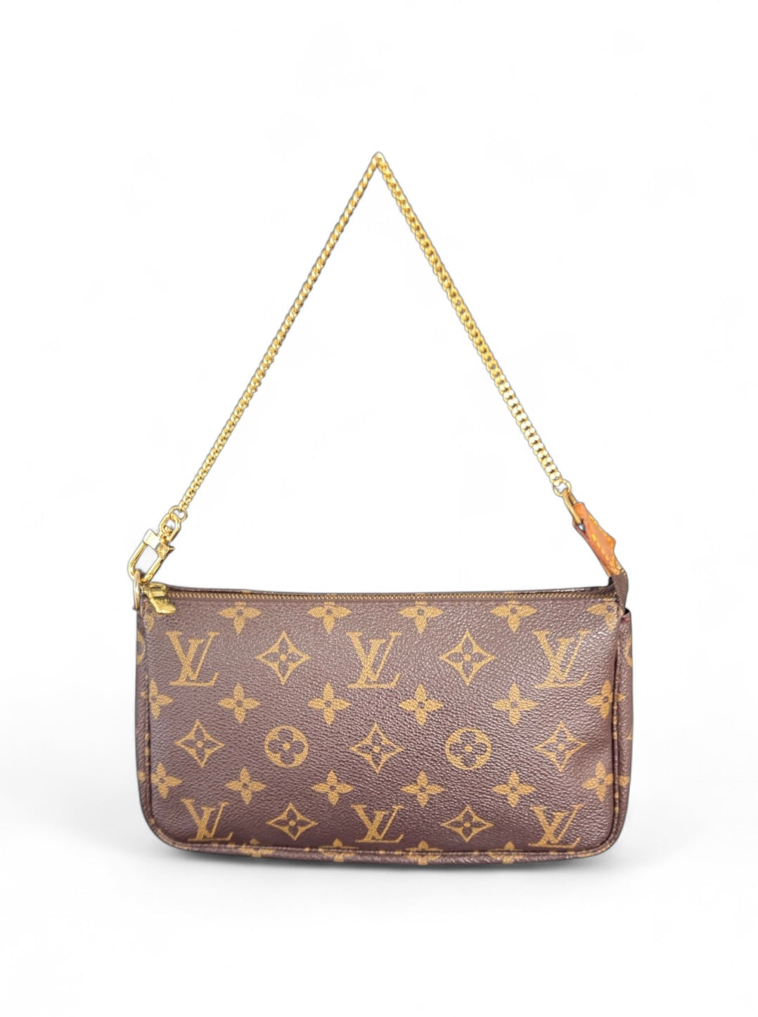 Louis Vuitton Pochette Accessoires Handtasche Monogram Braun
