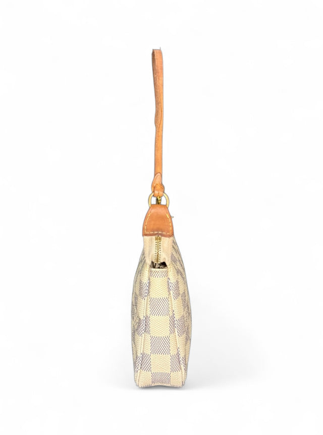 Louis Vuitton Pochette Accessoires Handtasche Damier Azur