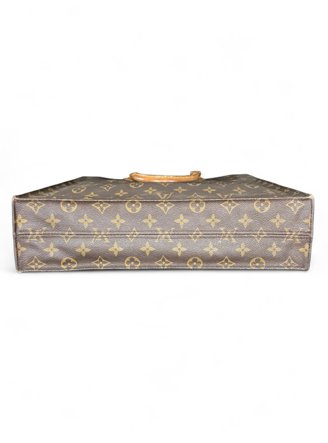 Louis Vuitton Sac Plat Handtasche Tote Bag Shopper Monogram Braun