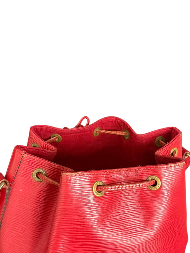 Louis Vuitton Sac Noe Petit Handtasche Epi Leder Rot