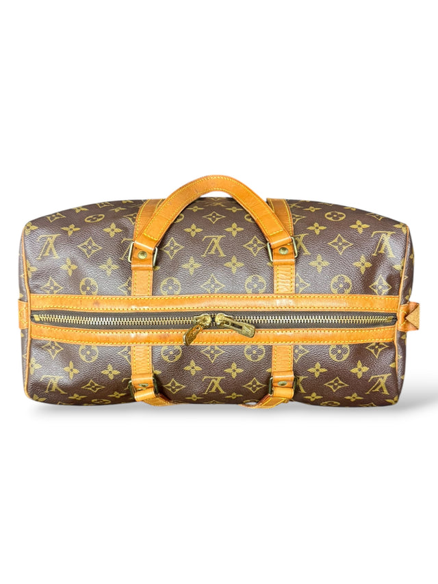 Louis Vuitton Sac Souple 35 Reisetasche Weekender Keepall Monogram Braun