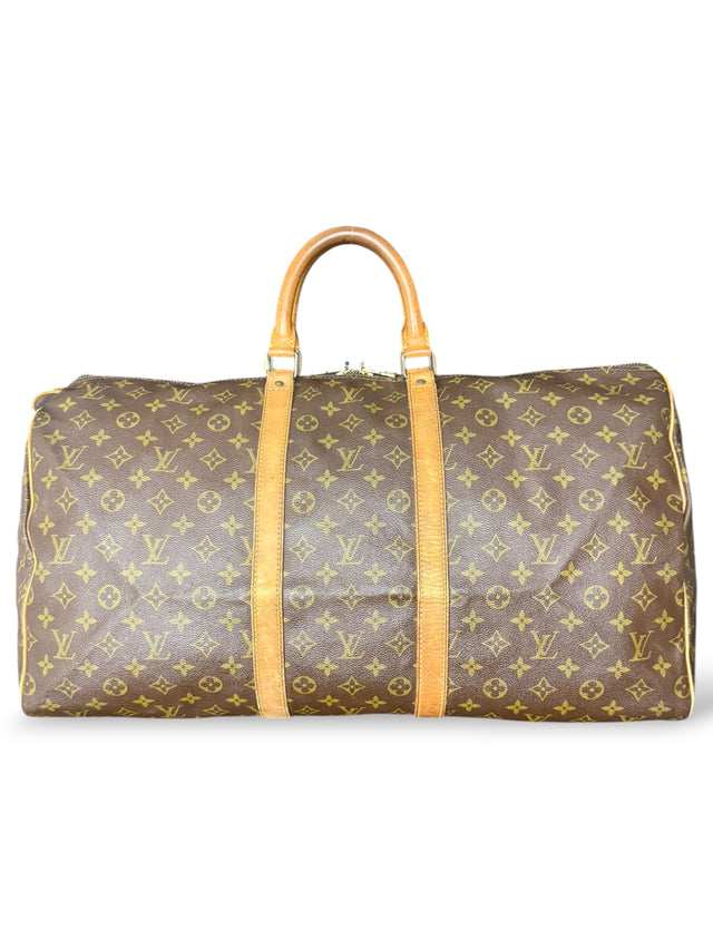Louis Vuitton Keepall 55 Reisetasche Weekender Tasche Monogram Braun