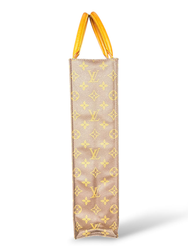 Louis Vuitton Sac Plat Handtasche Tote Bag Shopper Monogram Braun