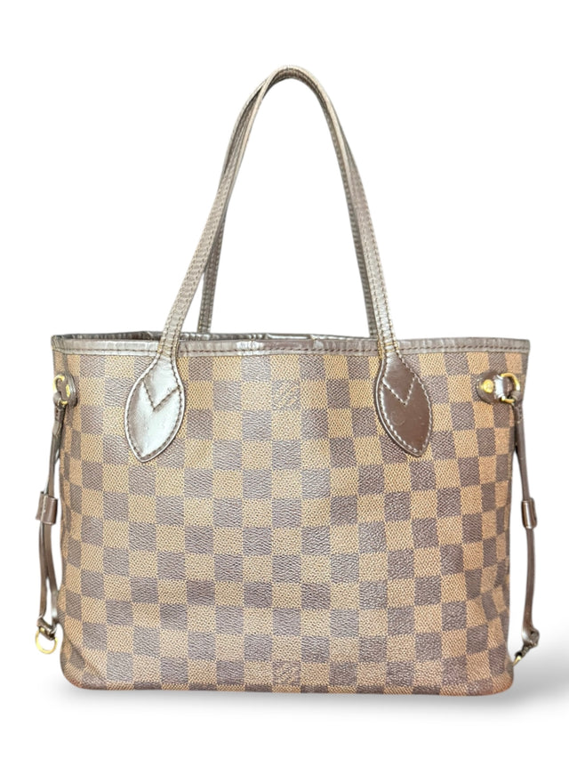 Louis Vuitton Neverfull PM Handtasche Shopper Damier Ebene