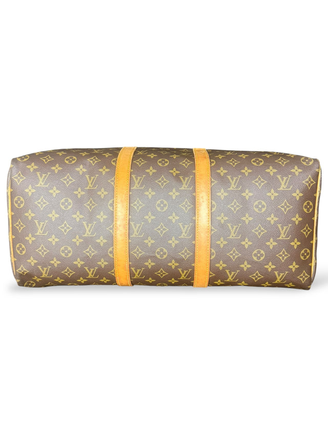 Louis Vuitton Keepall 50 Reisetasche Weekender Tasche Monogram Braun