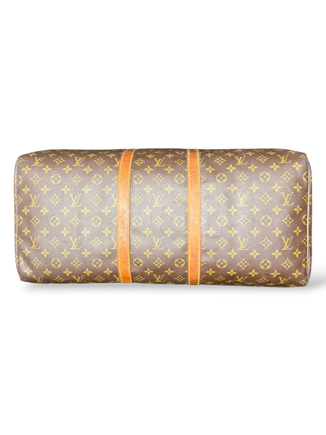 Louis Vuitton Keepall 55 Reisetasche Weekender Tasche Monogram Braun