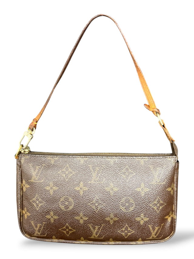 Louis Vuitton Pochette Accessoires Handtasche Monogram Braun