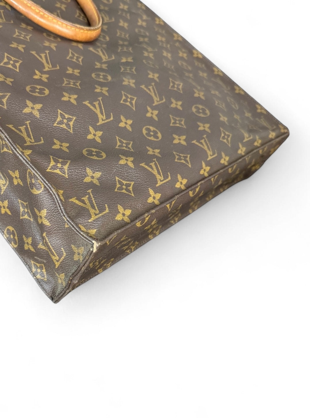Louis Vuitton Sac Plat Handtasche Tote Bag Shopper Monogram Braun