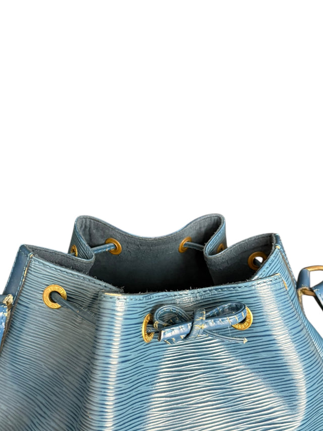 Louis Vuitton Sac Noe Petit Handtasche Epi Leder Blau