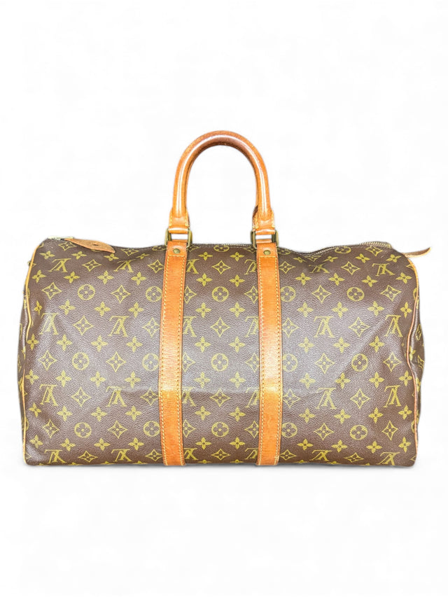 Louis Vuitton Keepall 45 Reisetasche Weekender Tasche Monogram Braun