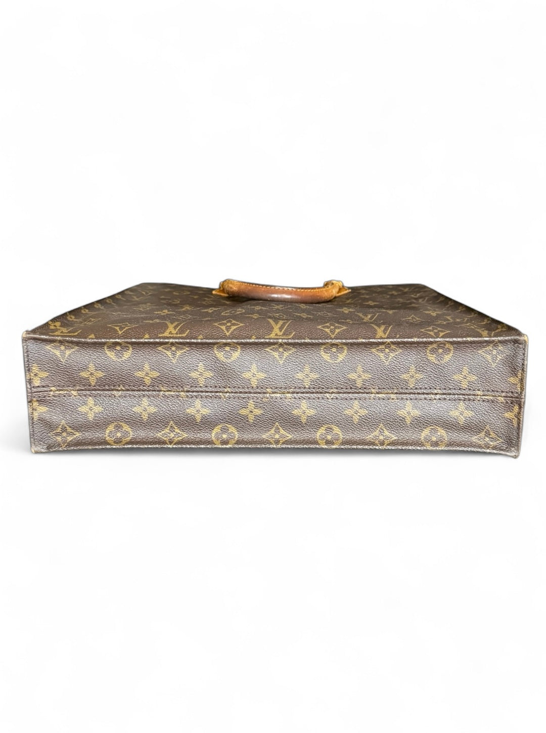 Louis Vuitton Sac Plat Handtasche Tote Bag Shopper Monogram Braun