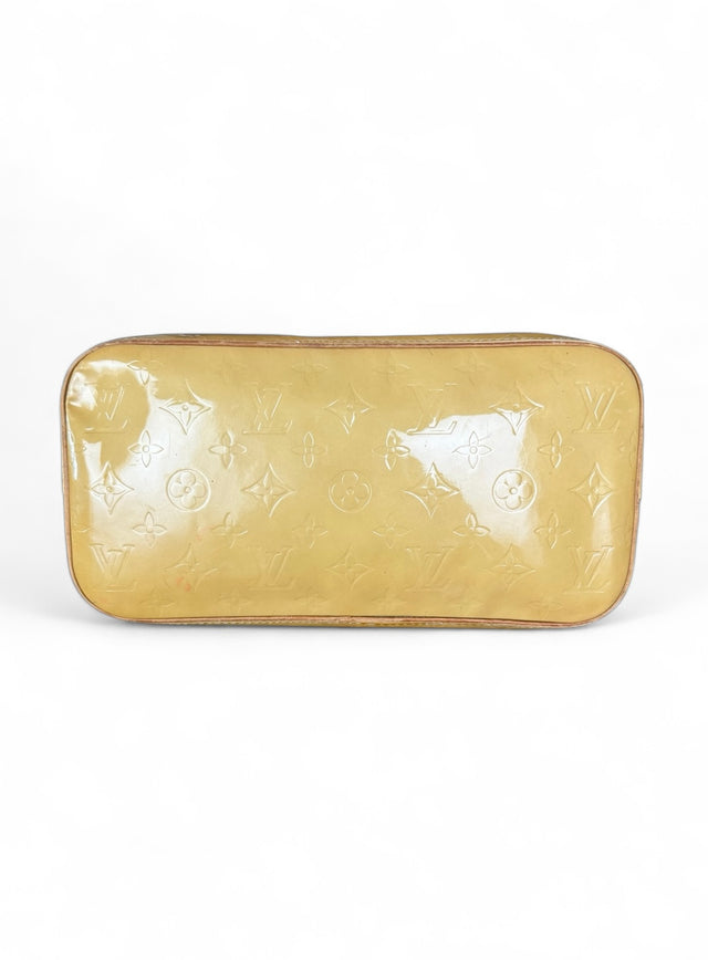 Louis Vuitton Houston Handtasche Vernis Monogram Gelb Gold