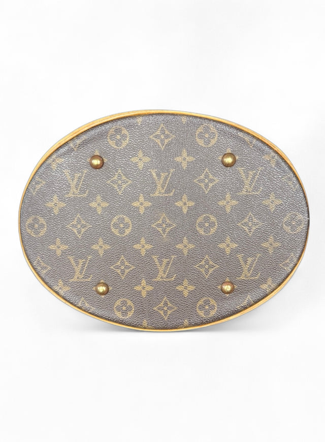 Louis Vuitton Bucket GM Handtasche Shopper Monogram Braun