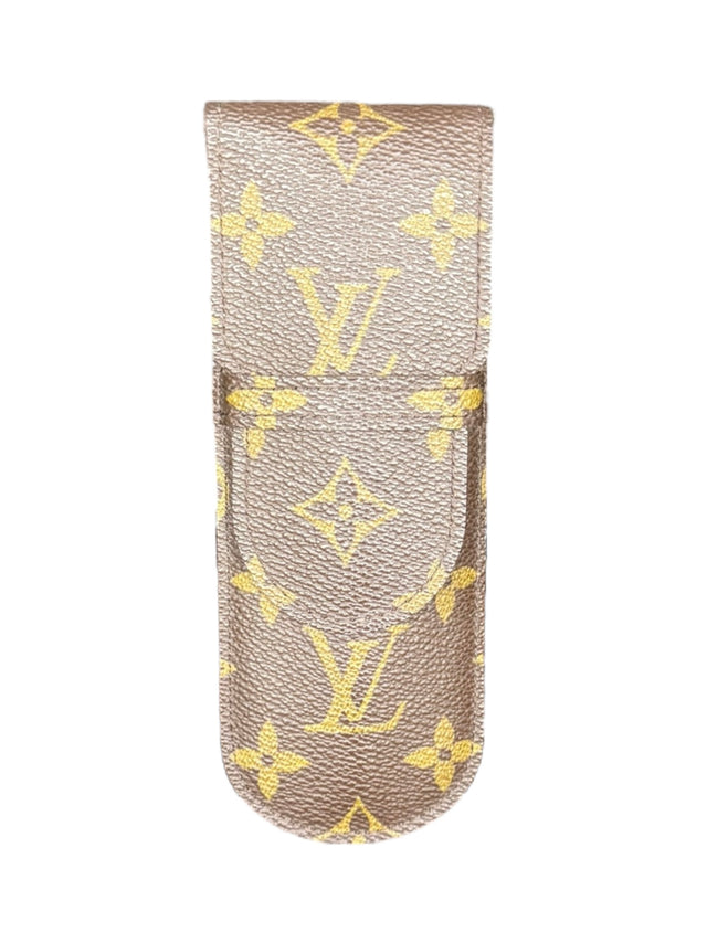 Louis Vuitton Brillenetui Brillencase Stiftetui Monogram Braun