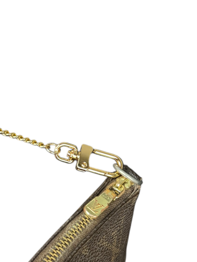 Louis Vuitton Pochette Accessoires Handtasche Monogram Braun
