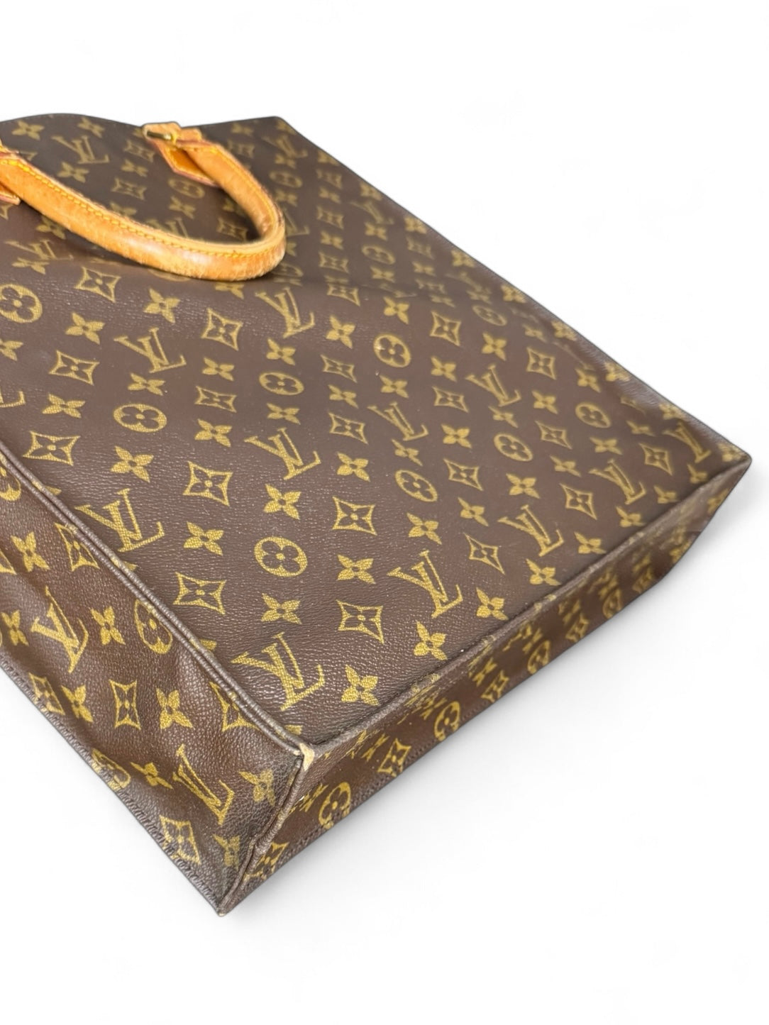 Louis Vuitton Sac Plat Handtasche Tote Bag Shopper Monogram Braun